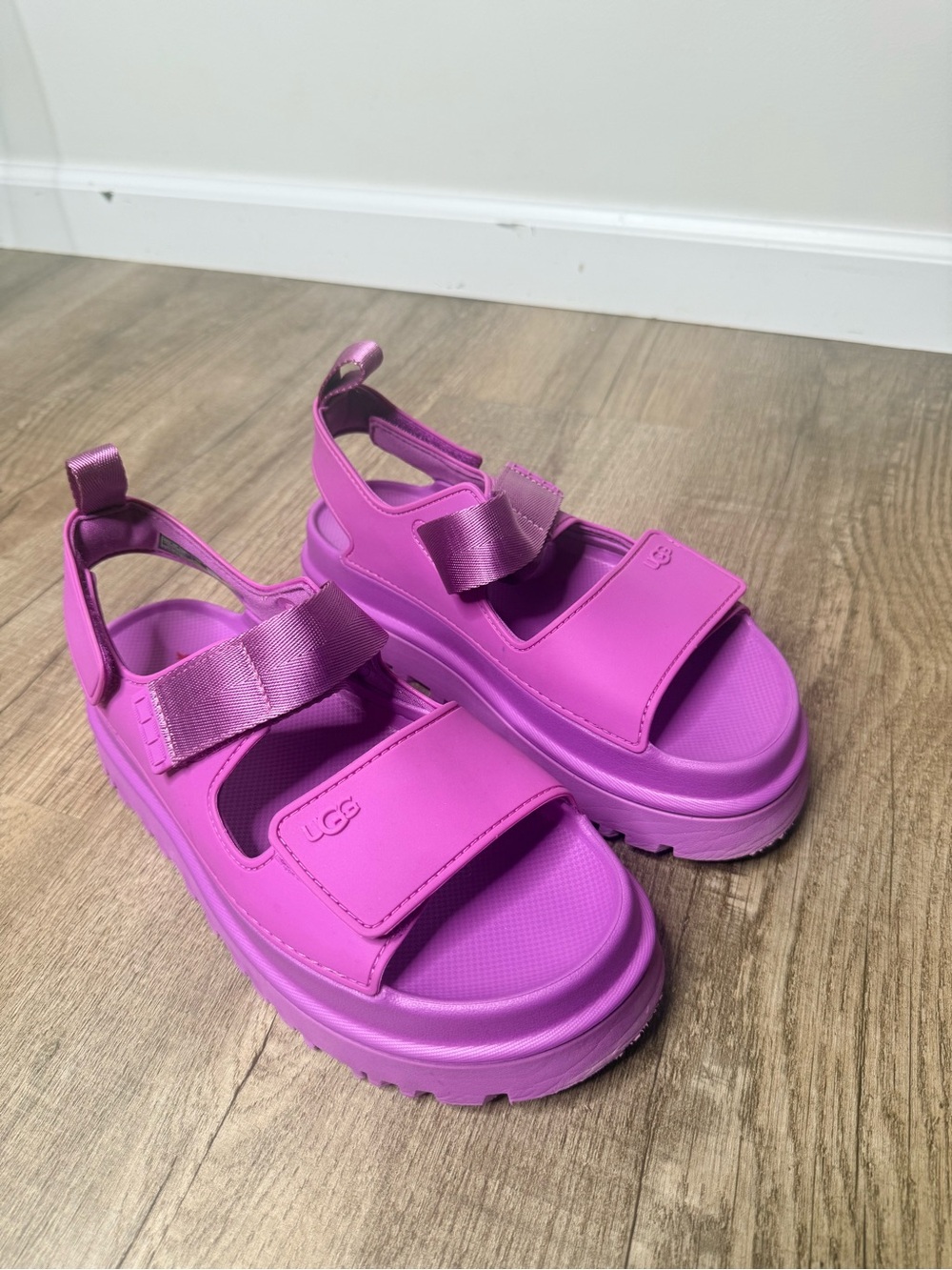 Purple UGG Goldenglow Platform Sandals